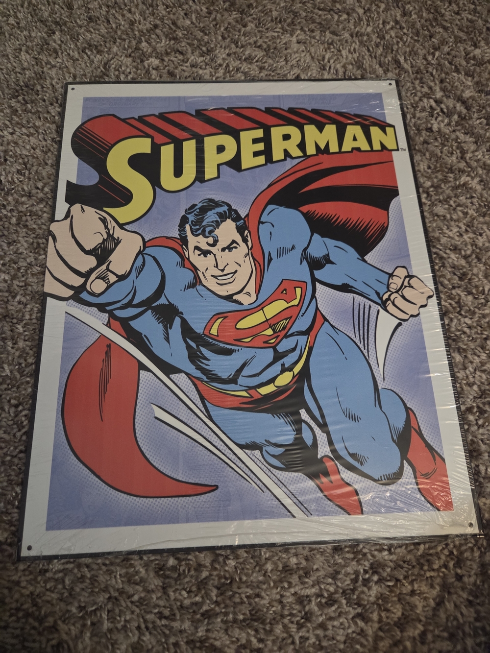 Superman Metal Wall Art